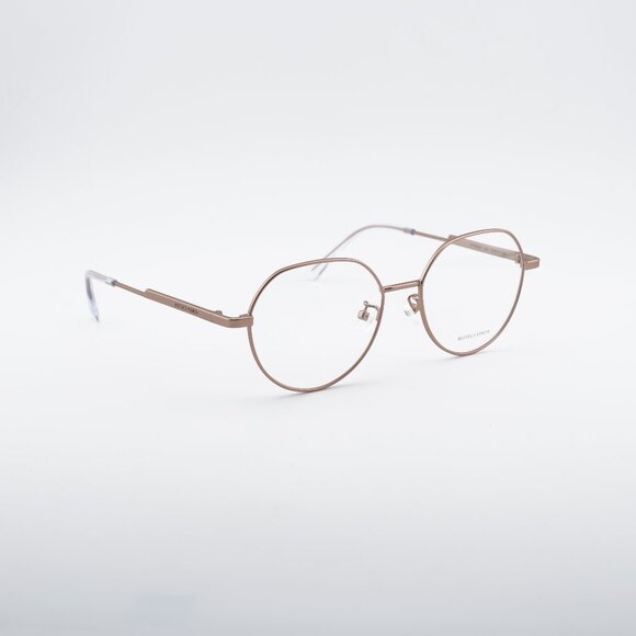 Bottega Veneta BV1076OA 001 Eyeglasses Gold 54mm Round Frame